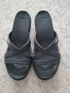 Crocs Wedge Sandals Size 11